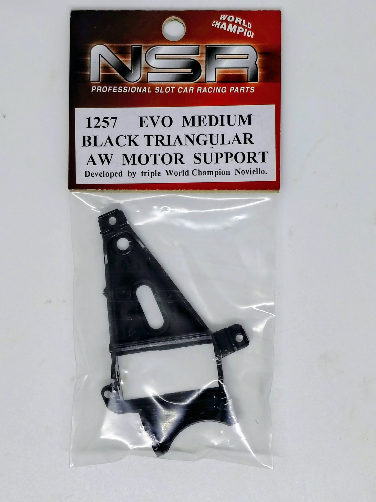 NSR 1257 Triangular Anglewinder Motor Mount – Medium Black
