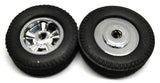 Tires – Strombecker vintage wheels #8336 & #8452 Diamond tires. 1" dia. X 5/16"