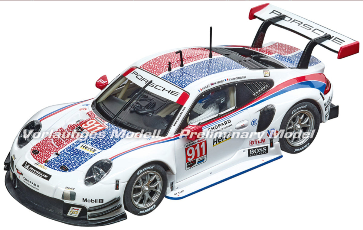 Carrera 30012 GT Face Off Digital 132 Porsche Ford Slot Car Set Lights