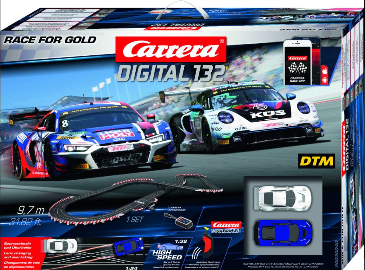 Carrera 30040 Race for Gold w/Lights and Wireless, Digital 132