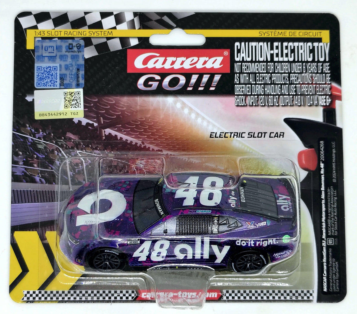 Carrera GO 64268 NASCAR Camaro ZL1 #48 Alex Bowman Hendrick 1/43 Slot Car