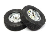 Tires – Strombecker vintage wheels #8336 & #8452 Diamond tires. 1" dia. X 5/16"
