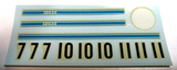 Strombecker vintage decal sheet for 1/32 scale Ford GT