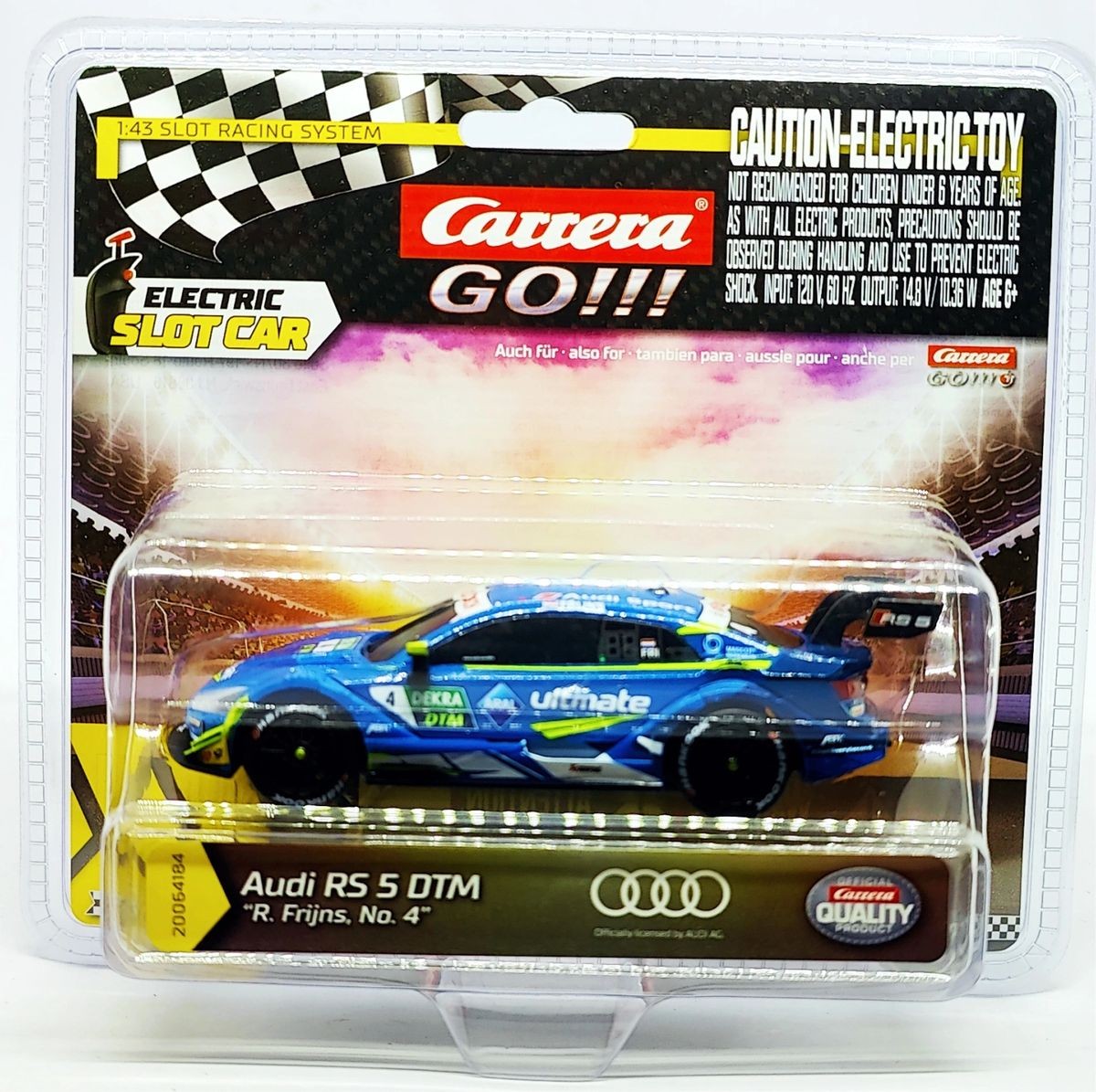 Carrera GO!! 1/43 Audi RS 5 DTM "R.Frijns 64184