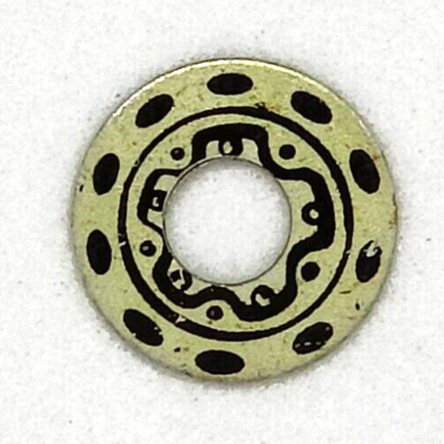 Vintage Porsche aluminum wheel inserts  .0475"OD  .175"ID  Set of four.