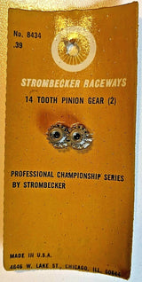 Strombecker Pinion Gear 14 tooth  for 3/32" 0.0925" shaft.   No. 8434