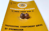 Strombecker Pinion Gear 10 tooth  for 3/32" 0.0925" shaft.   No. 8432 - 1 pair