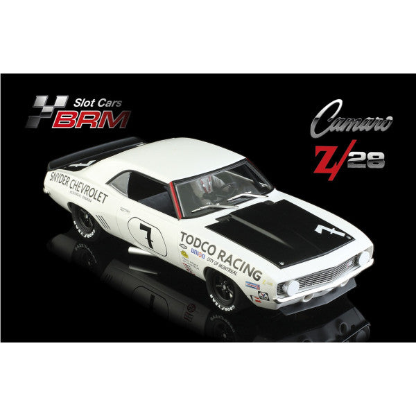 BRM BRM198 Chevrolet Camaro Z28 #7 Todco Racing Craig Fisher 1969 1/24 slot car