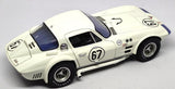 Exoto 1/18 Scale - Chevrolet Corvette Grand Sport - #67 White - Roger Penske