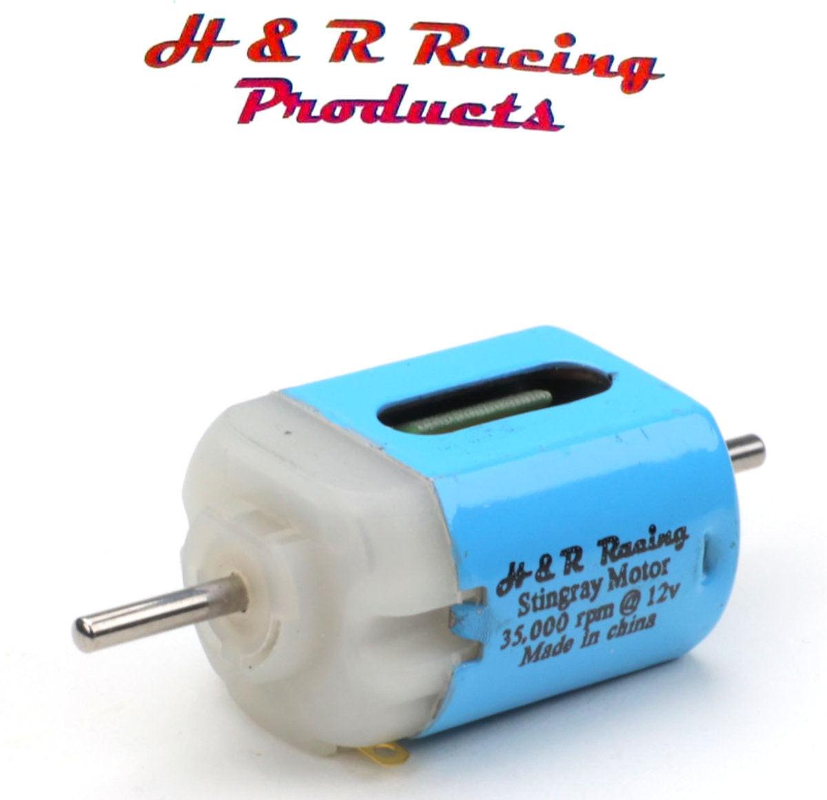 H&R Racing HRMS1 Stingray 35,000 RPM 12V motor with double-ended 2mm shaft