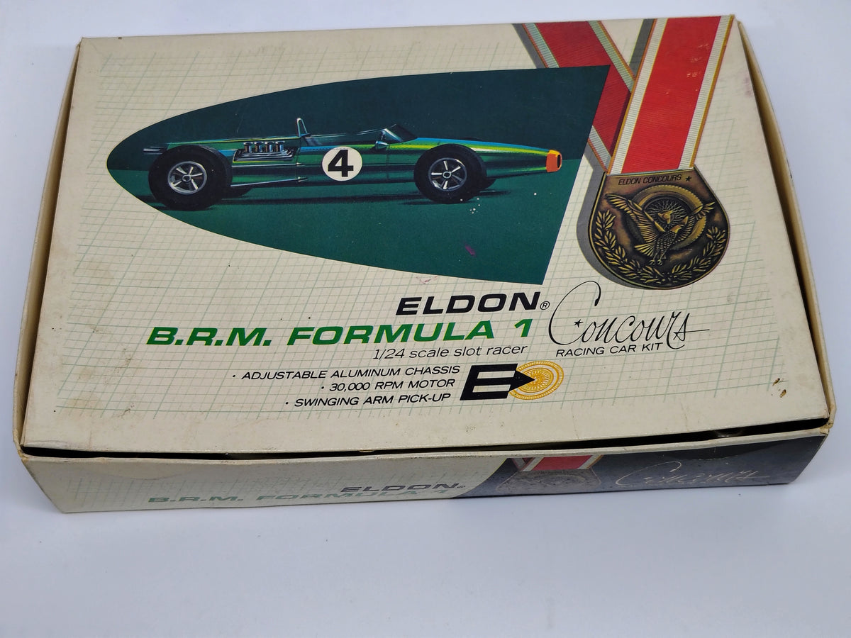 Vintage Eldon Concours B.R.M. Formula 1 – 1/24 Slot Car Kit with Original Box