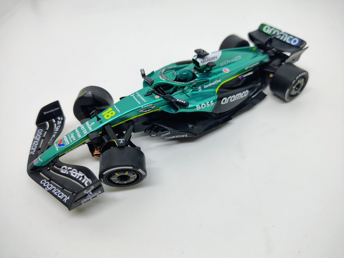 SCX U10598 Aston Martin AMR25 #18 – Lance Stroll – Formula 1 2025 – 1/32 Analog Slot Car