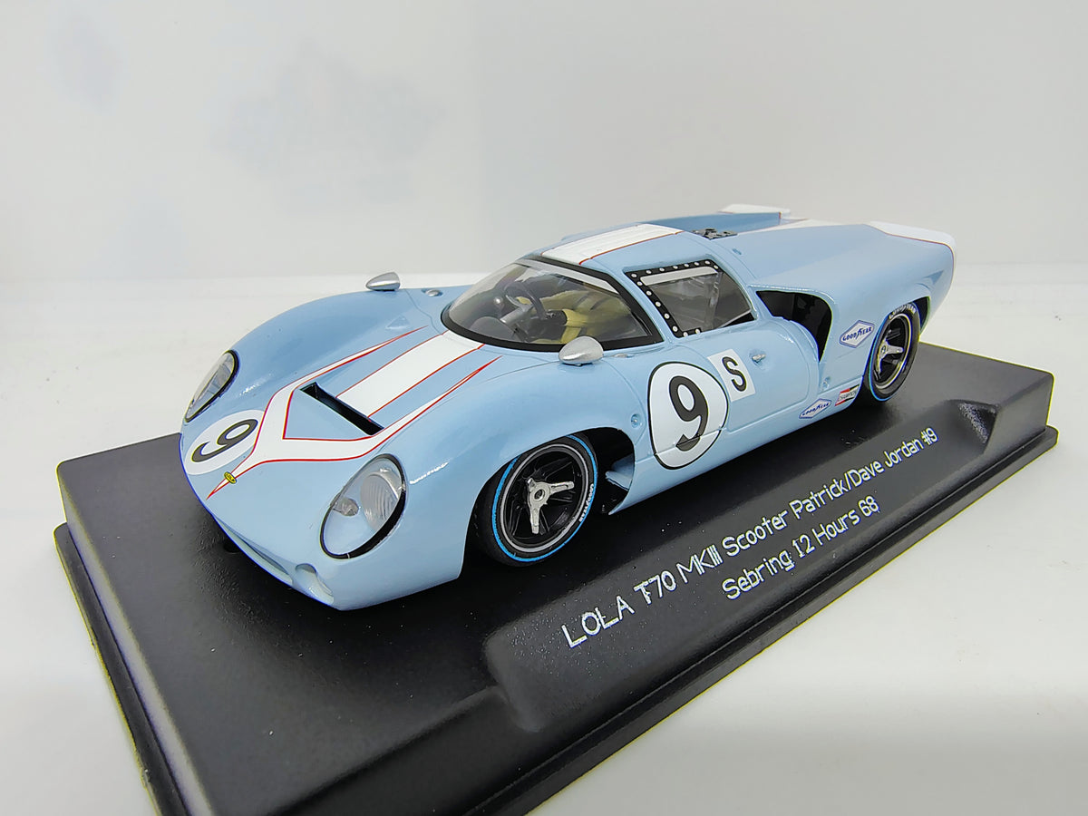 ThunderSlot CA00106S/W Lola T70 MkIII #9 Patrick/Jordan – Sebring 1968 – 1/32