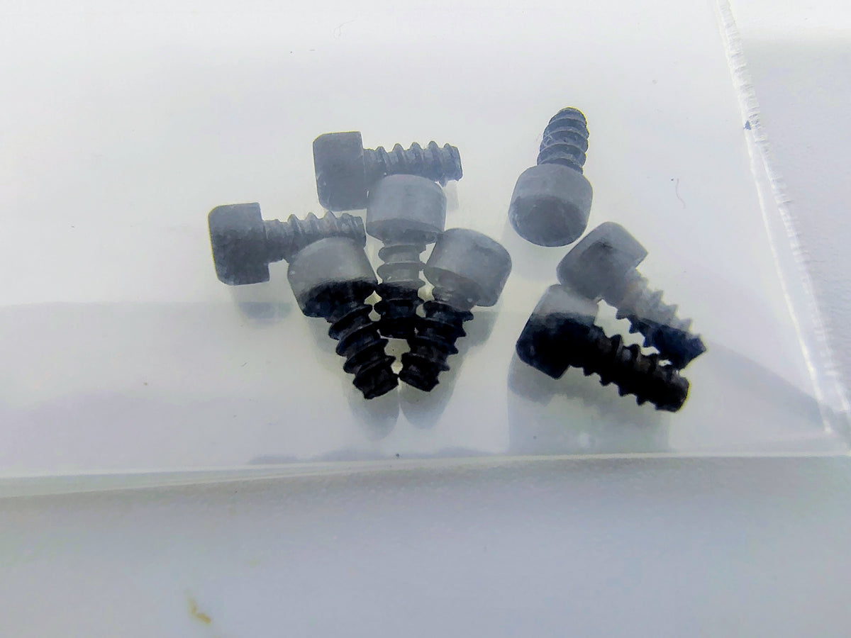 Screws – #2 x 3/16" Black Oxide Allen Socket Head Self-Tapping – 8 Pack