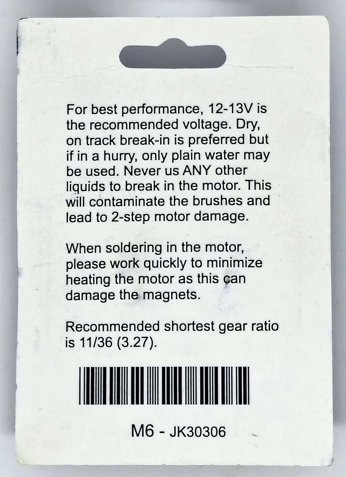 JK Hawk 6 High-Performance Slot Car Motor – JKM6
