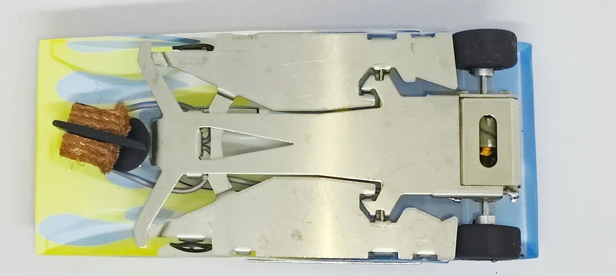 JK Direct Drive 1/32 slot car - Mazda Dyson Yellow, Red & White