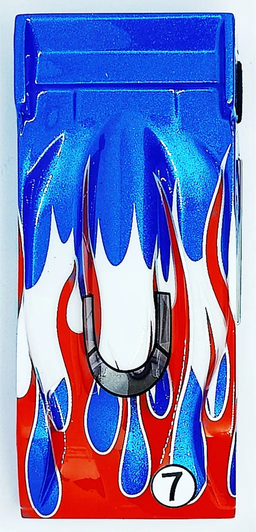 JK Direct Drive 1/32 slot car - Mazda Dyson Red, White, Blue