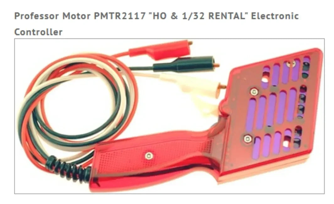 Professor Motor "HO & 1/32 RENTAL" Electronic Slot Racing Controller