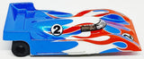 JK Cheetah Anglewinder steel 1/32 Slot Car - Mazda Dyson R/W/B