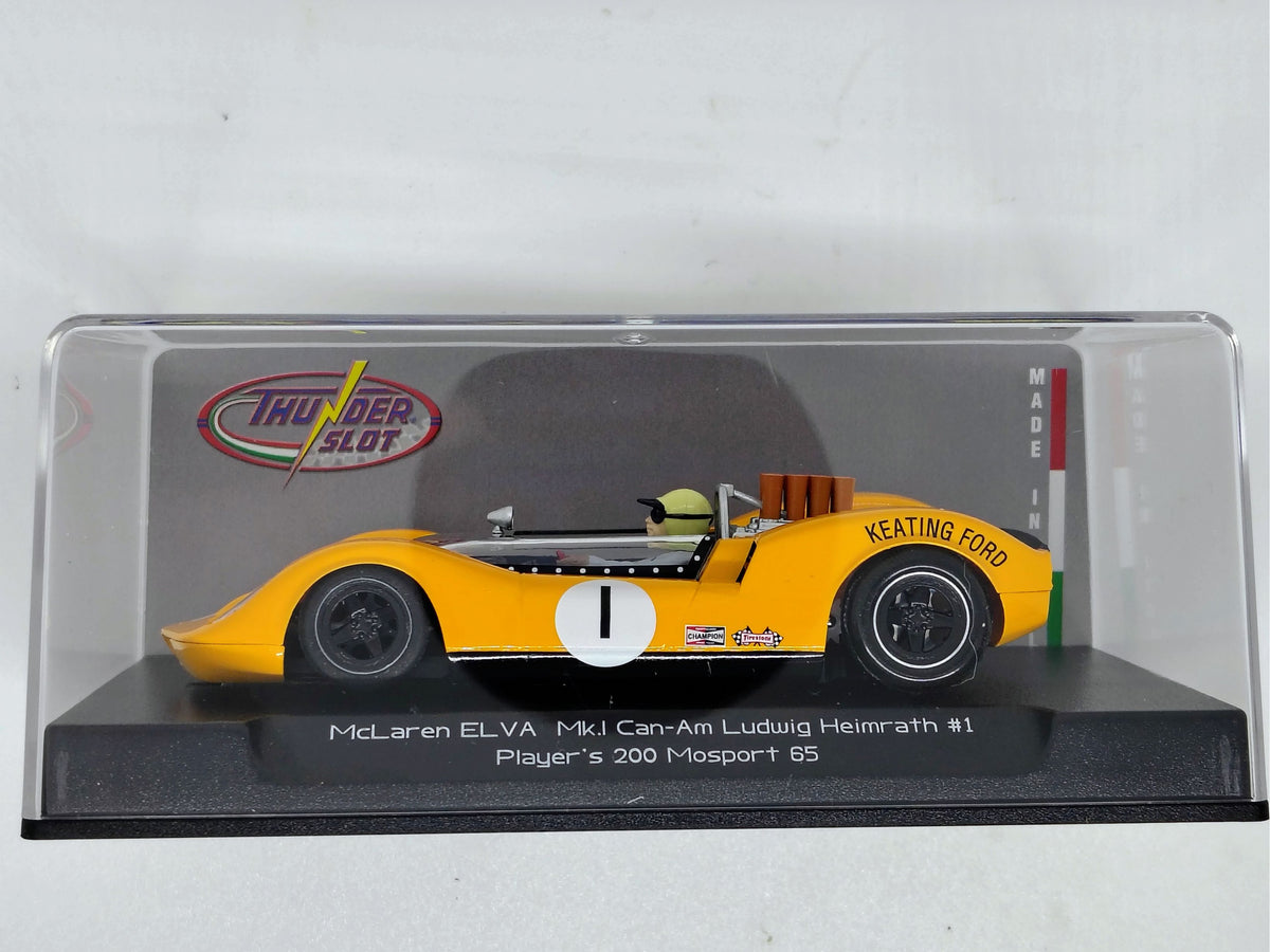 ThunderSlot CA00407S/W McLaren Elva Mk.I #1 Ludwig Heimrath – Mosport 1965 – 1/32