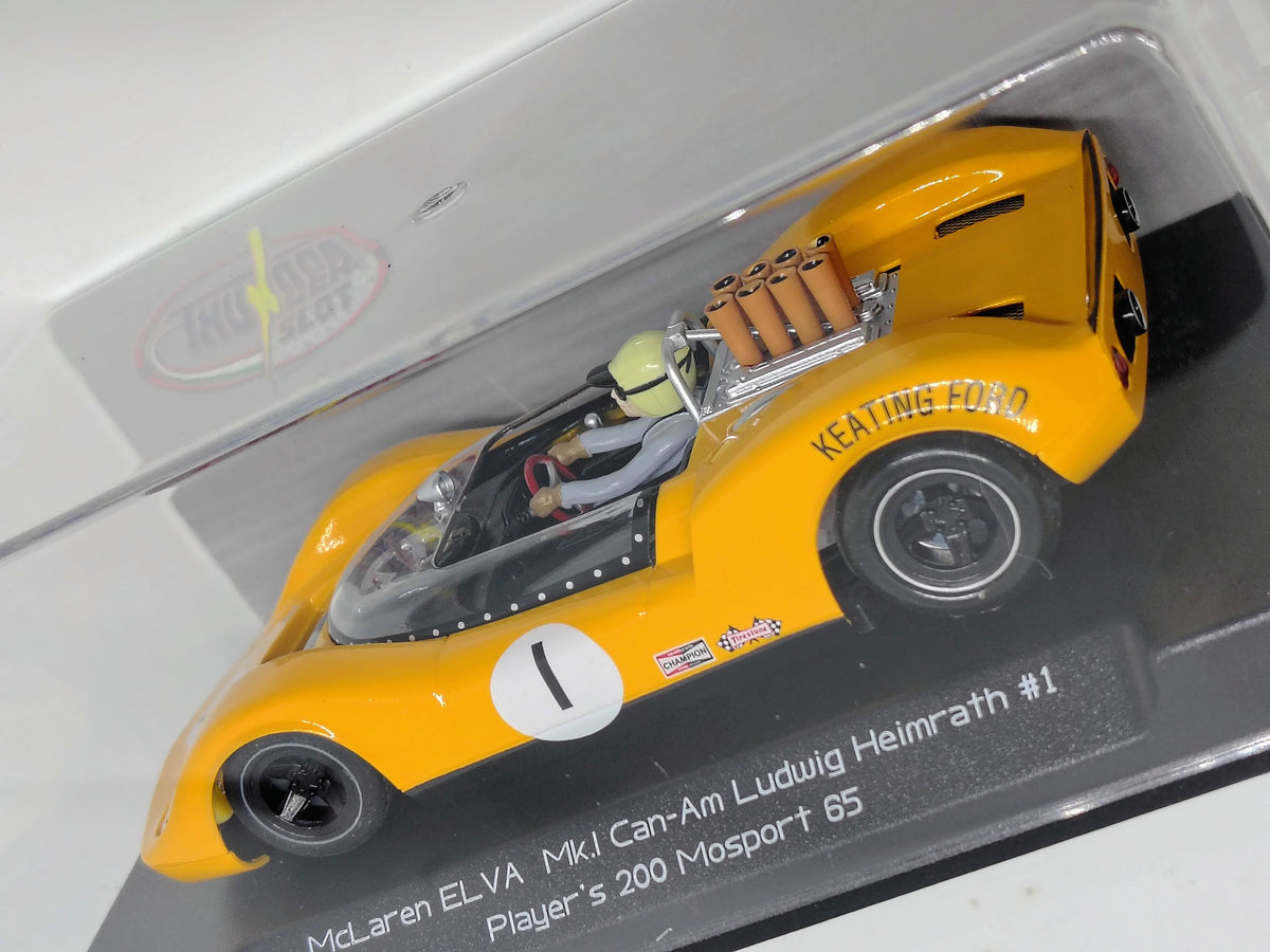 ThunderSlot CA00407S/W McLaren Elva Mk.I #1 Ludwig Heimrath – Mosport 1965 – 1/32