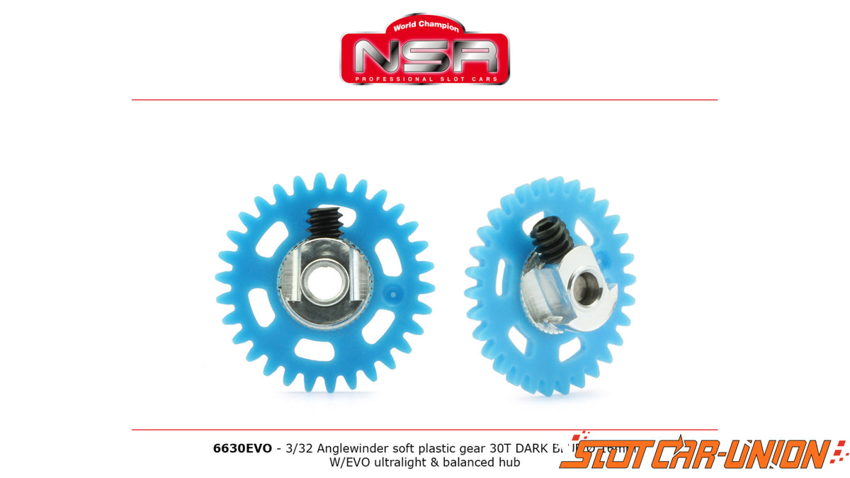 NSR 6630EVO blue 30-tooth anglewinder gear