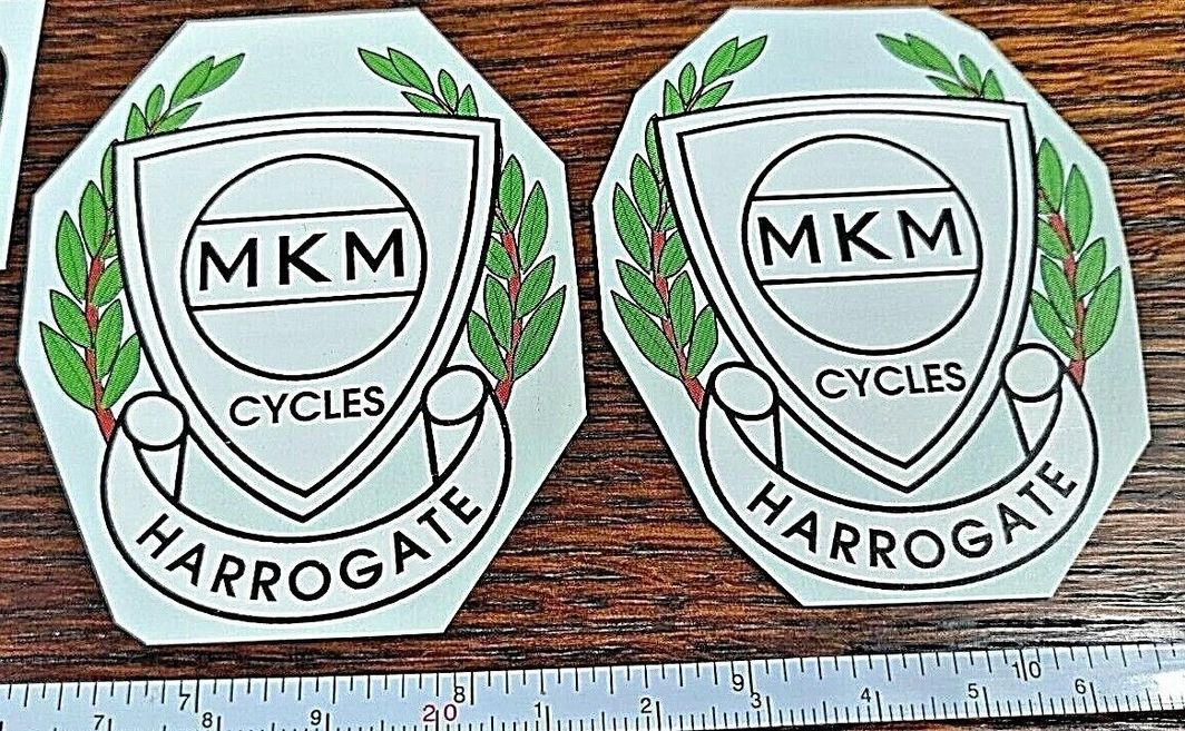 MKM water decal set. On clear paper. Authentic design.
