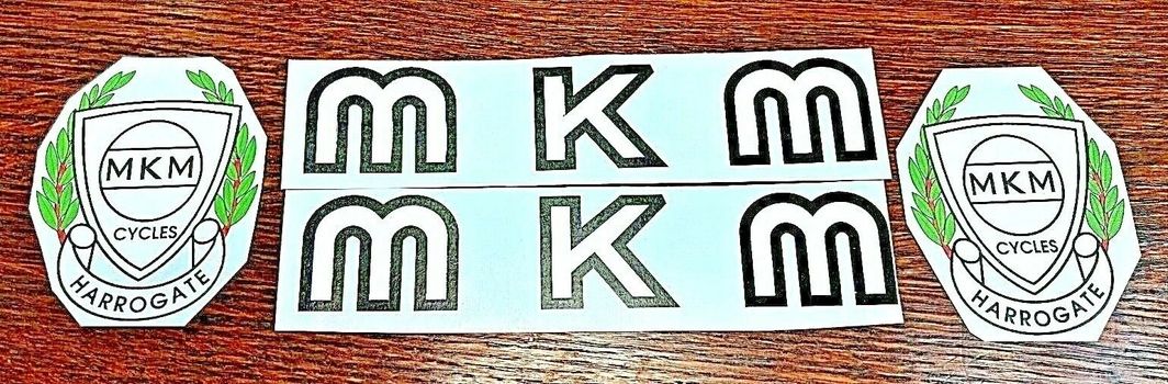 MKM water decal set. On clear paper. Authentic design.