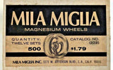 Wheels, Mila Miglia Precision Magnesium Wheels #500 Oval holes 1/8" 5-40 threaded