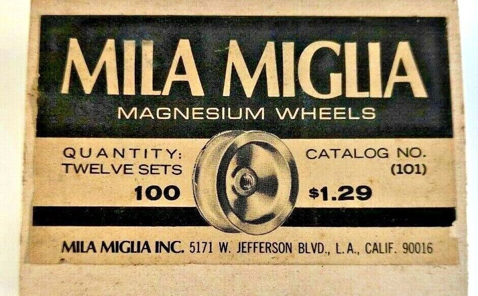 Wheels, Mila Miglia Precision Magnesium #100 1/8" 5-40 threaded
