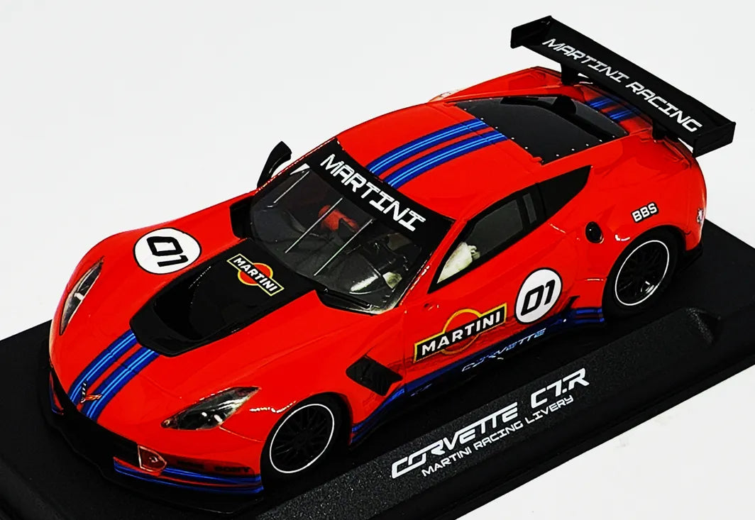 NSR NSR0436AW Corvette C7.R Martini Livery Red No.1