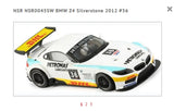 NSR 1/32 Analog RTR BMW Z4 Silverstone 2012 #36