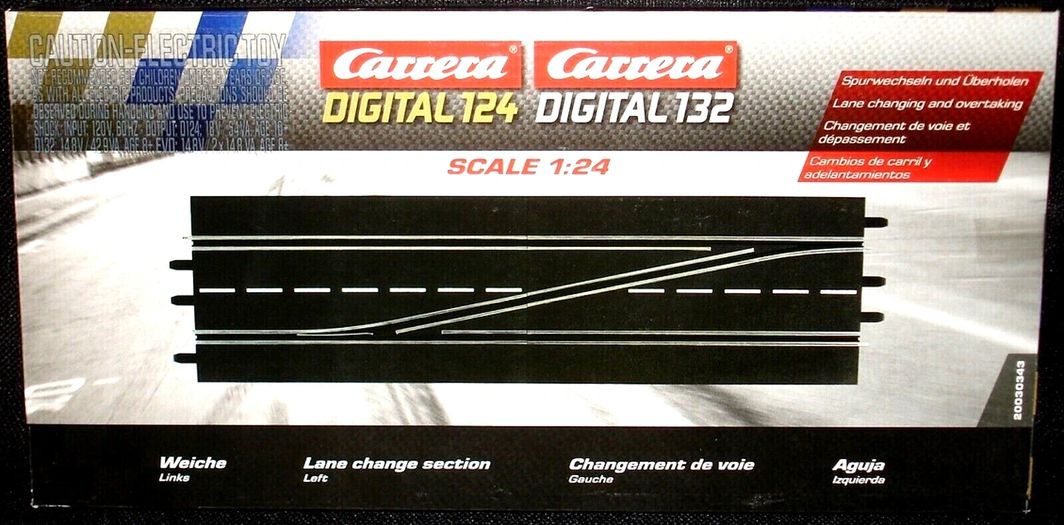 Carrera 30343 Left Lane Change Section : DIGITAL 124/132