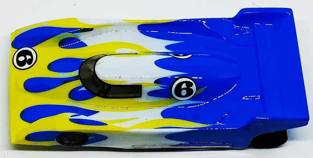 JK Cheetah 1/32 Anglewinder - Mazda Dyson yellow, white, light blue