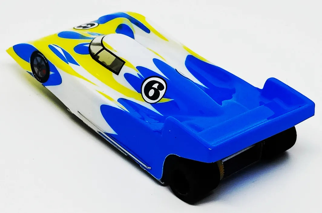 JK Cheetah 1/32 Anglewinder - Mazda Dyson yellow, white, light blue