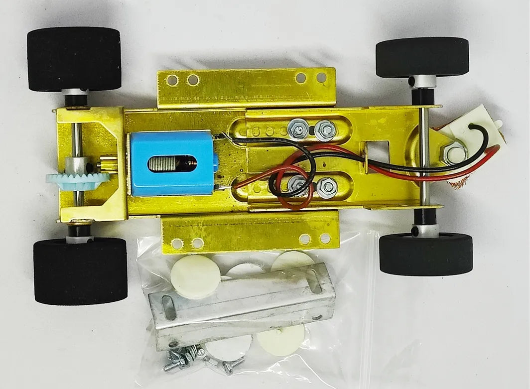 H&R Racing HRCH04 Adjustable 1/24 RTR Chassis FISH RUBBER Tires & 40K