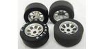 H&R Racing Wheelset Narrow Silicon rear front foam on 6 Spoke Hubs