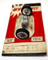 Chassis, Dynamic vintage 1/32 scale independent front end with 3/4" soft tires.