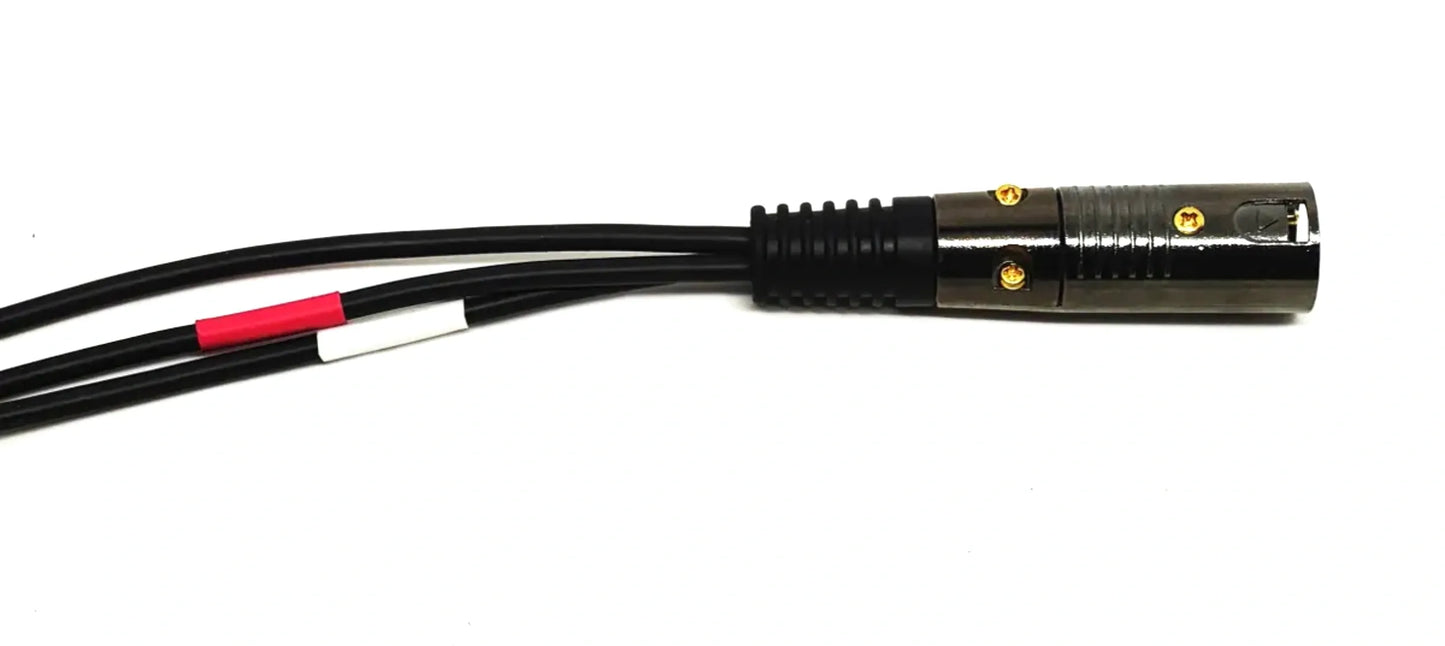 XLR connector installed on controller. TQ gold plated male XLR parts and labor.
