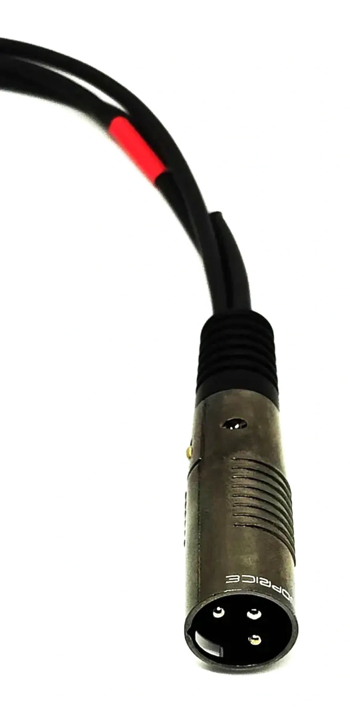 XLR connector installed on controller. TQ gold plated male XLR parts and labor.