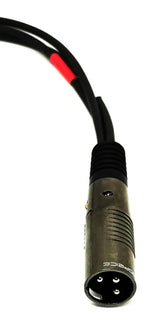 XLR connector installed on controller. TQ gold plated male XLR parts and labor.