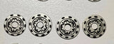 Wheel Inserts – , Vintage Porsche aluminum.0475"OD.125"ID 4-Pack