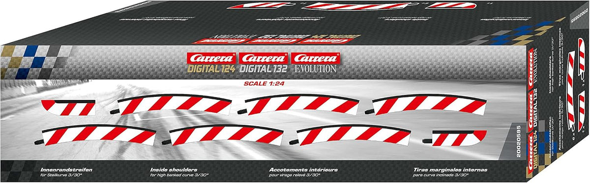 Carrera 20595 inside shoulders for high banked curve 3/30