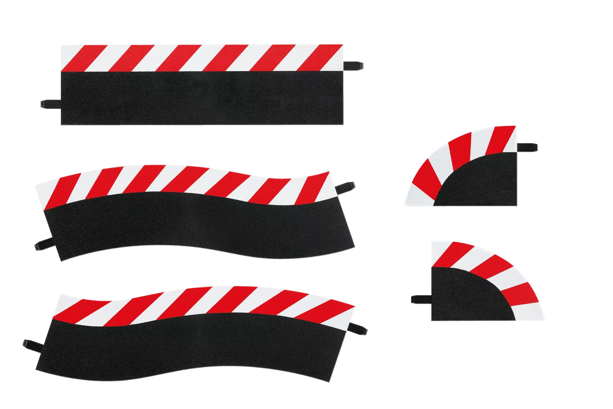 Carrera 20602 Outside Shoulders for Pit Stop Lane
