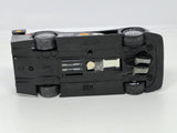 Underside of Carrera Evolution 25418 Audi R8R including installed guide and tires