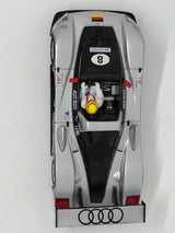 Top view Carrera Audi R8R number 8 Audi Sport Team Joest