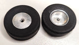 Tires – with Strombecker Cheater Slicks 1"& 1/8" X 7/16" thread axle