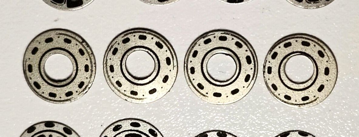 Wheel inserts, Vintage Jaguar aluminum..0475"OD.175"ID 4-Pack