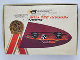 Vintage Eldon Concours Ferrari 330 P/LM 1/32 kit – actual contents, original box and paperwork
