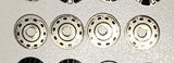Wheel inserts, Vintage Jaguar aluminum.0475"OD.125"ID 4-Pack